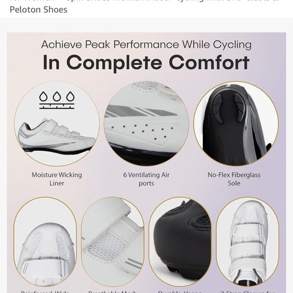 Cycling Shoes size 10 womens - Picture 5 of 6